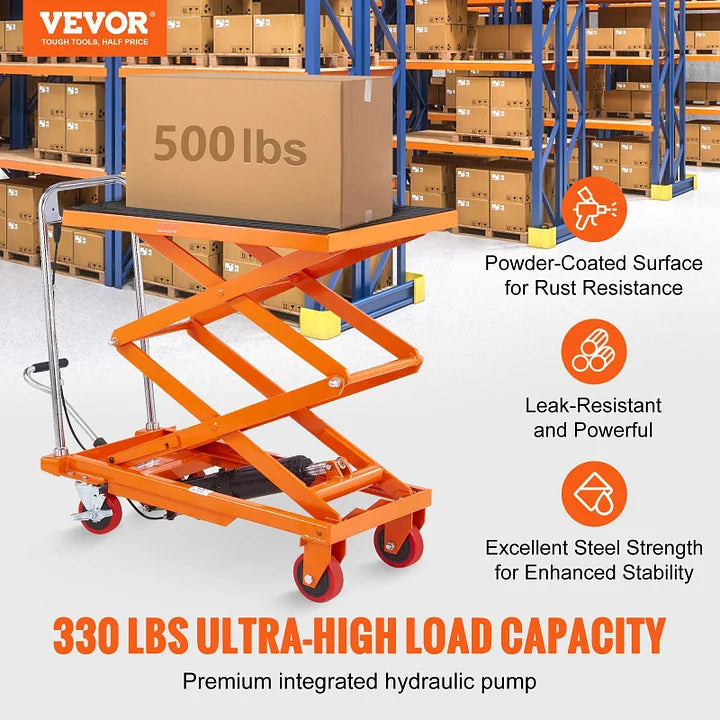 🔥Hydraulic Lift Table Cart