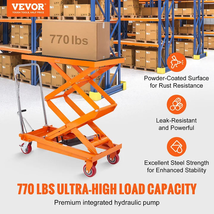 🔥Hydraulic Lift Table Cart